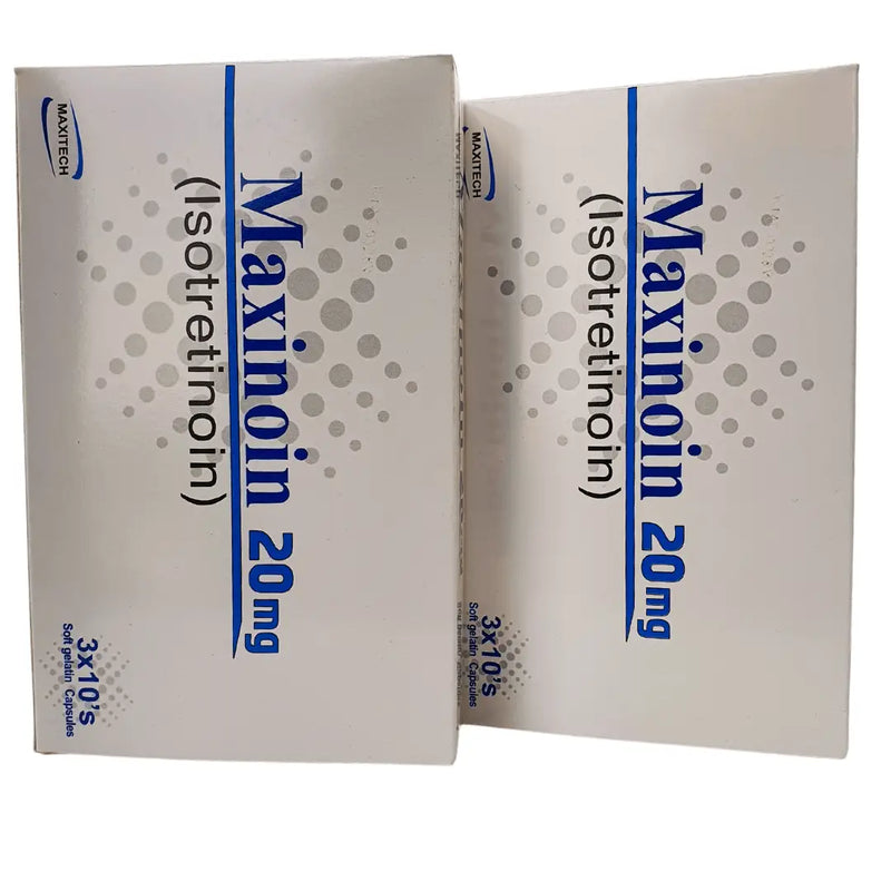 Maxinoin Isotretinoin 20mg Capsules — Severe Acne Treatment