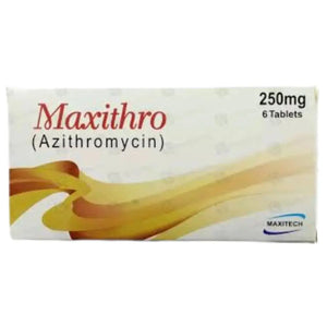 Maxitech Maxithro Azithromycin 250mg Antibiotic Tablets