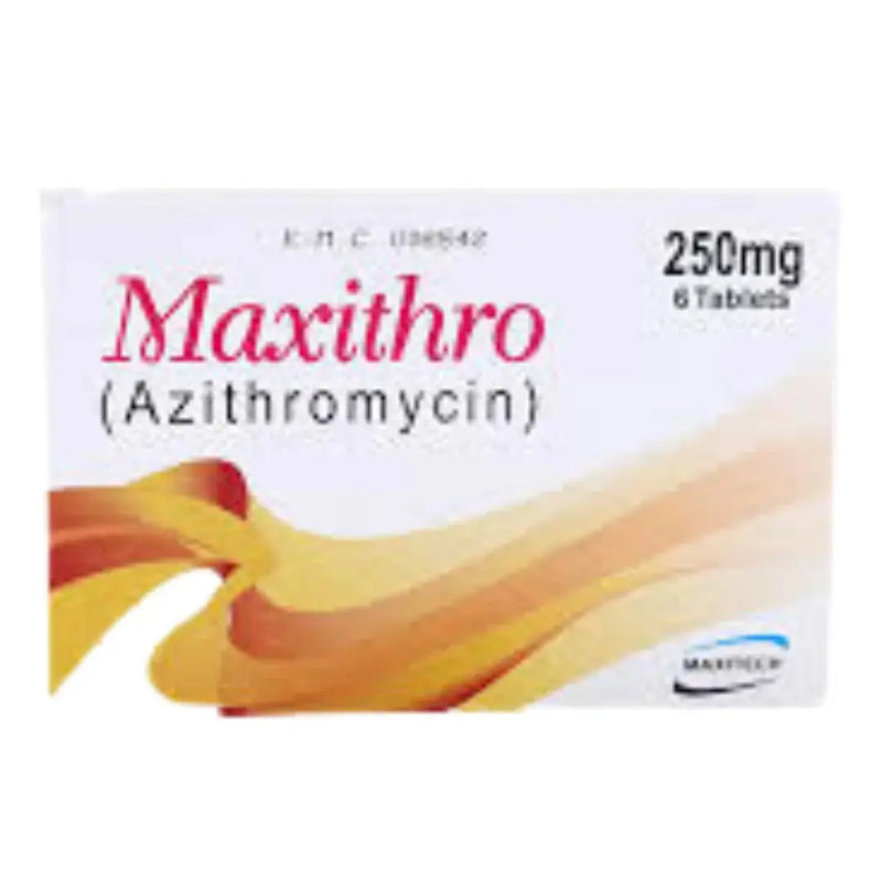 Maxithro Azithromycin 250mg Tablets