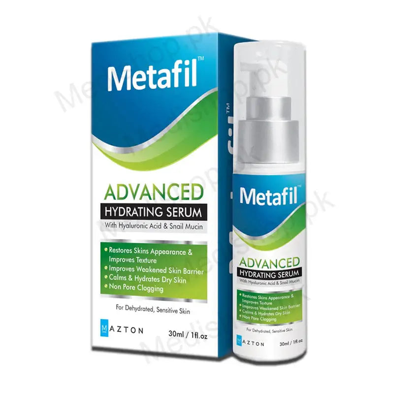 Metafil Advanced Hydrating Serum – Hyaluronic Acid & Snail Mucin