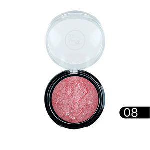 Rivaj Terracotta Single Blush On Shade 8 warm tan terracotta powder blush compact – Derma.pk Pakistan