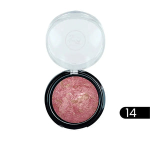 Rivaj Terracotta Single Blush On Shade 14 rosy coral-terracotta blush compact – Derma.pk Pakistan