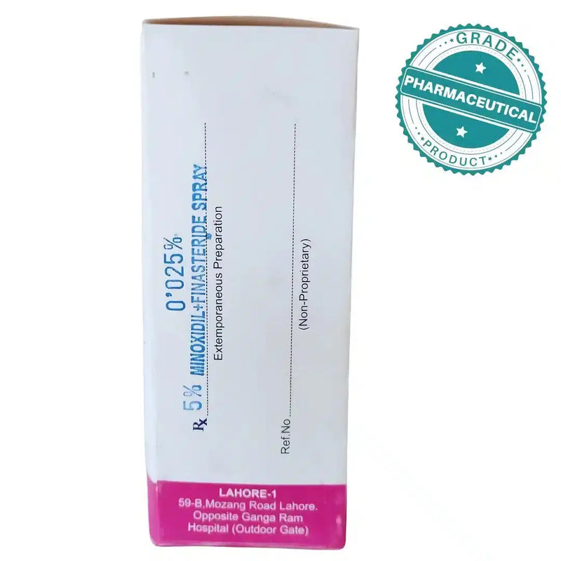 5% Minoxidil 0.025% Finasteride Topical Solution — Hair Regrowth, Hair Fall & Baldness