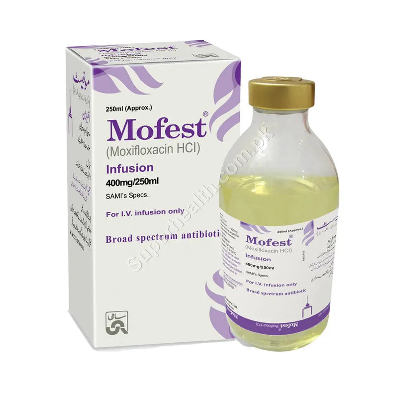 Mofest 400mg Injection — Moxifloxacin IV Antibiotic for Bacterial Infections
