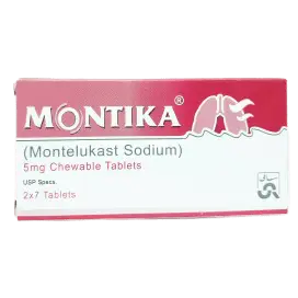 Montika 5mg Chewable Tablets — Montelukast for Children's Asthma & Allergy