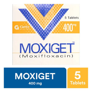 Moxiget Tablets 400mg (Pack of 5) - Moxifloxacin for Bacterial Infections - derma.pk