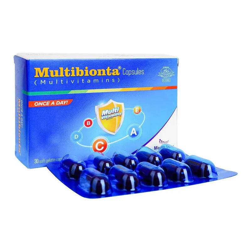 Multibionta Capsules 30s – Multivitamins for Energy, Immunity & Overall Health