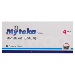 Myteka 4mg Tablet — Montelukast for Pediatric Asthma & Allergic Rhinitis | Derma.pk Pakistan