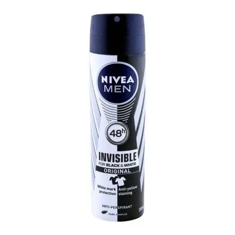 Nivea Men 48h Invisible Black & White Deodorant Spray 150ml