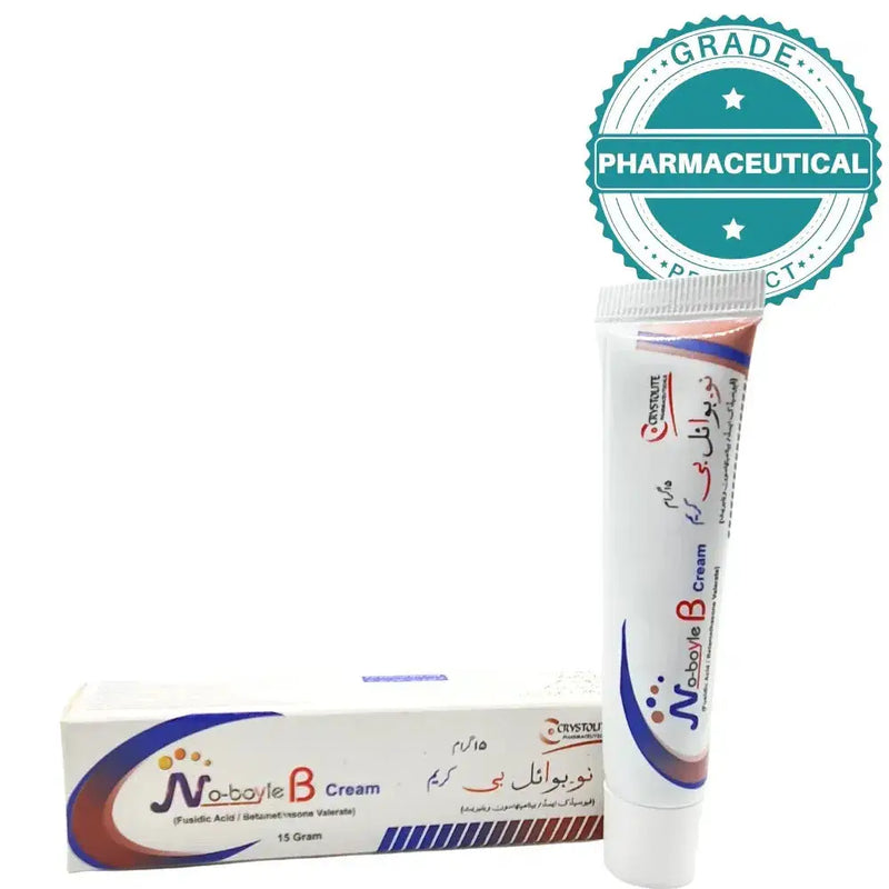 No-Boyle B Cream Fusidic Acid + Betamethasone 15g — Antibacterial — Skin Infections