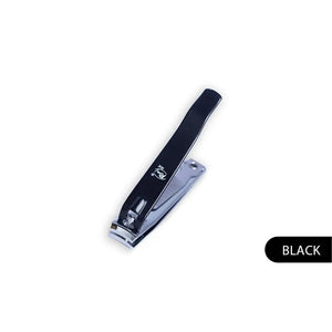 RIVAJ Nail Cutter RVT-006 Black – Salon-Grade Stainless Steel Clipper with Sleek Black Finish