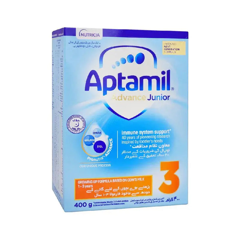 Aptamil Advance Stage 3 Growing-Up Milk 400g – DHA & Iron