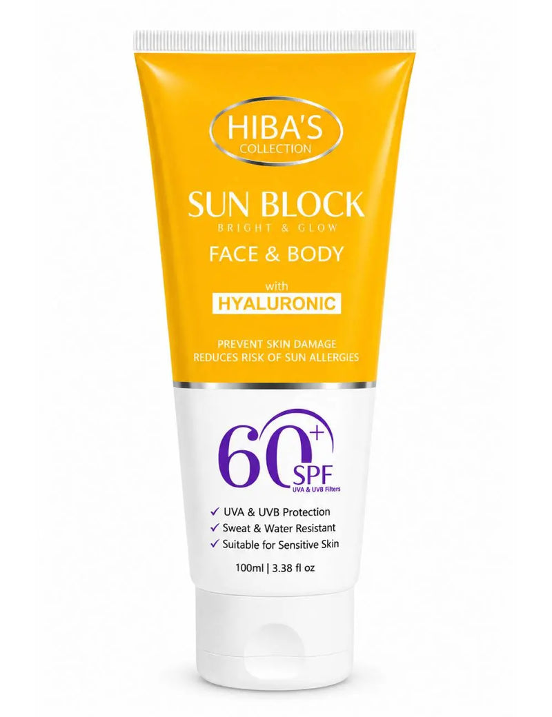 Hiba's Collection Sun Block (SPF 60+) 100 ML