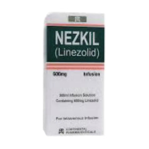 Nezkil 300ml Infusion 600mg (Linezolid) - Continental Pharmaceuticals - derma.pk