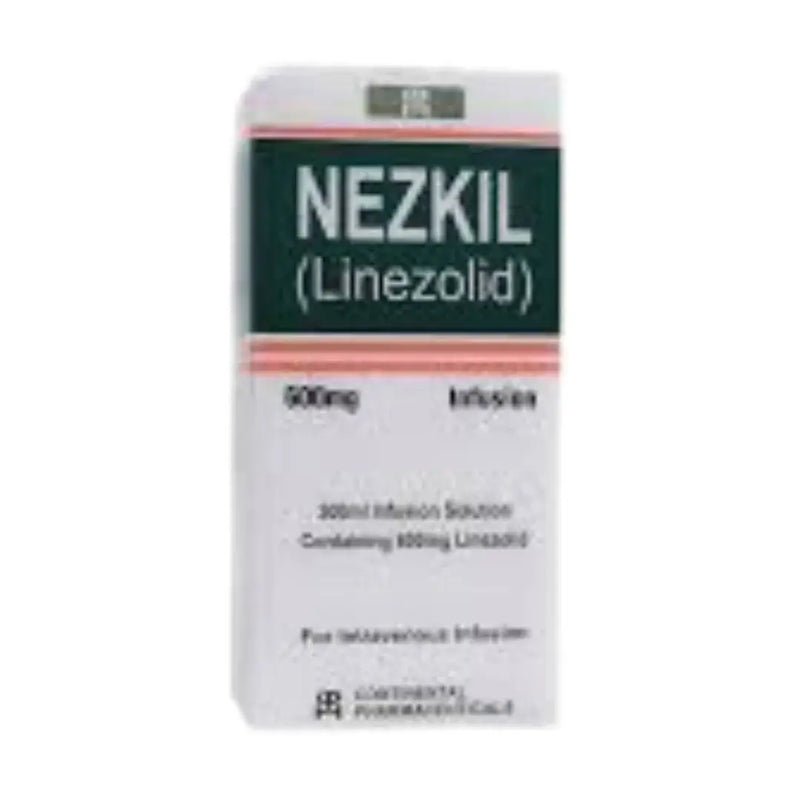 Nezkil 300ml Infusion 600mg (Linezolid) - Continental Pharmaceuticals - derma.pk