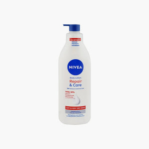 Nivea Repair & Care 72H Moisture Body Lotion 400ml for Dry and Very Dry Skin – Front View