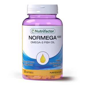 Normega 1000mg Capsules 30s – Omega-3 Fish Oil for Heart & Brain