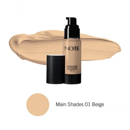 Note Mattifying Extreme Wear Foundation 01