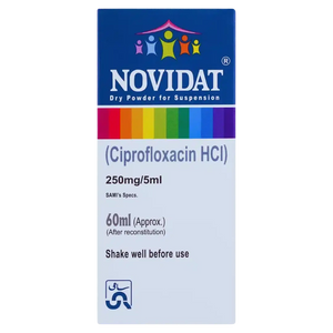 Novidat Suspension 250mg/5ml - derma.pk
