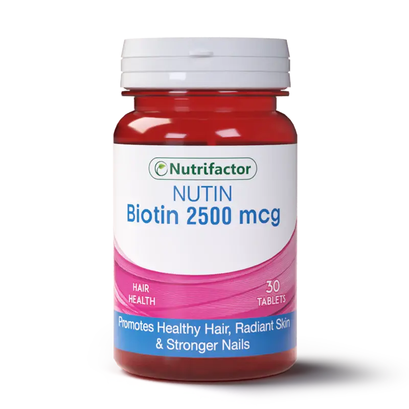 Nutrifactor Nutin Biotin Tablets for Hair, Skin and Nails