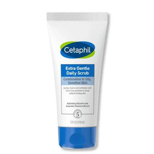 Cetaphil Extra Daily Exfoliating Scrub for Sensitive Skin with Combination to Oily Needs 178ml