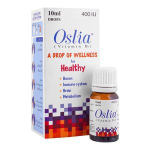 Oslia Vitamin D3 400 IU Drops – Available in Pakistan