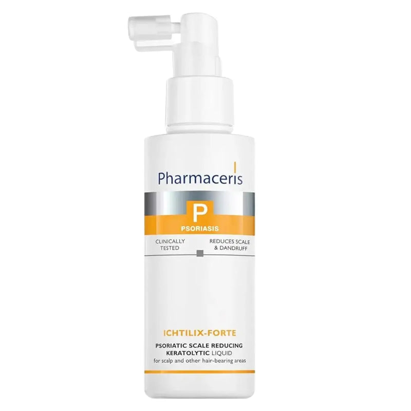 PHARMACERIS ICHTILIX FORTE Keratolytic Liquid (125ml) - Intensive Exfoliation for Psoriasis & Skin Conditions - Imported from Poland
