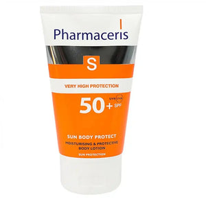 PHARMACERIS Sun Protect SPF 50+ Hydro-Lipid Moisturizing Cream 150ml - High Protection & Hydration for Dry Skin - Imported from Poland