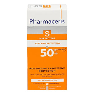 PHARMACERIS Sun Protect SPF 50+ Hydro-Lipid Moisturizing Cream 150ml - High Protection & Hydration for Dry Skin - Imported from Poland