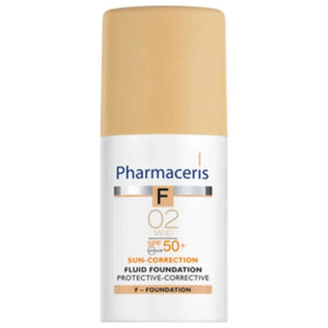 PHARMACERIS Sun Protect Mineral Foundation Sand 2 SPF 50+ (30ml) | For Sensitive Skin | derma.pk