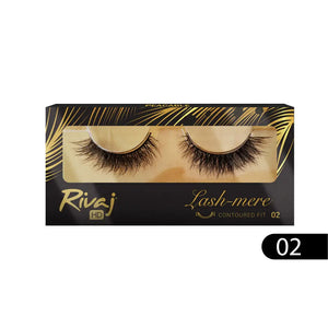 Peaceable Eye Lashes Contoured 02 ��� Rivaj HD for Natural Elegant Eyes