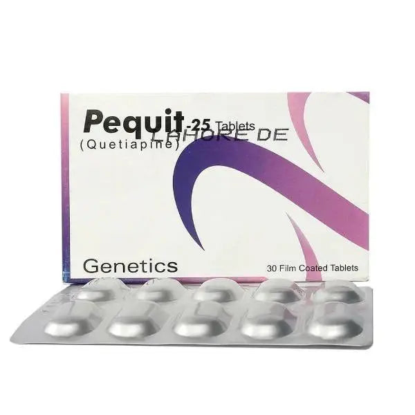 Pequit 25mg Tablets – Quetiapine Fumarate for Schizophrenia Treatment