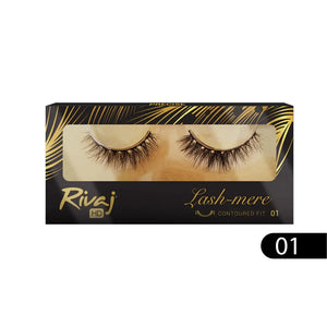 Precise Eye Lashes Contoured Fit 01 ��� Rivaj HD for Natural Elegant Look