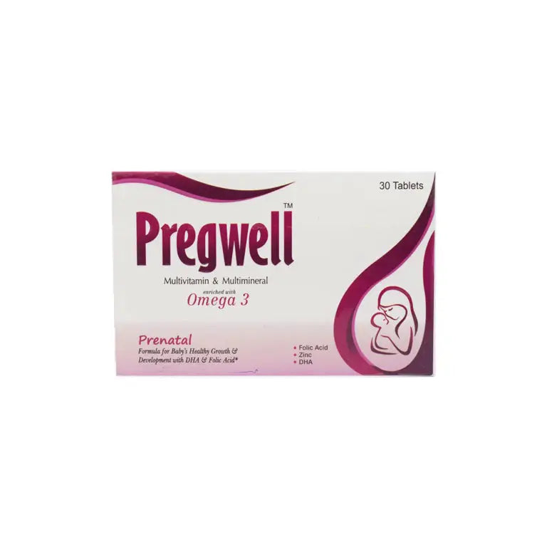 Pregwell Tablets – Calcium Biotin & Iron Complex for Women's Health