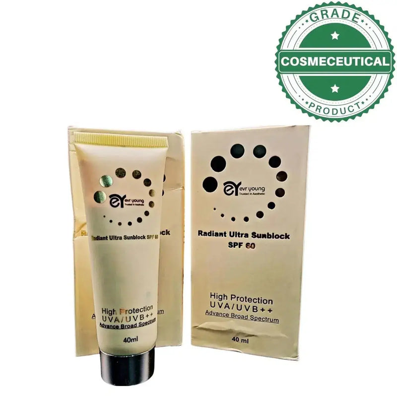 Radiant Ultra Sunblock SPF 60 Broad-Spectrum UVA/UVB 40ml