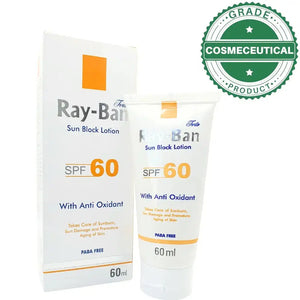 Ray-Ban Forte SPF 60 sun block lotion 60ml broad-spectrum Pakistan