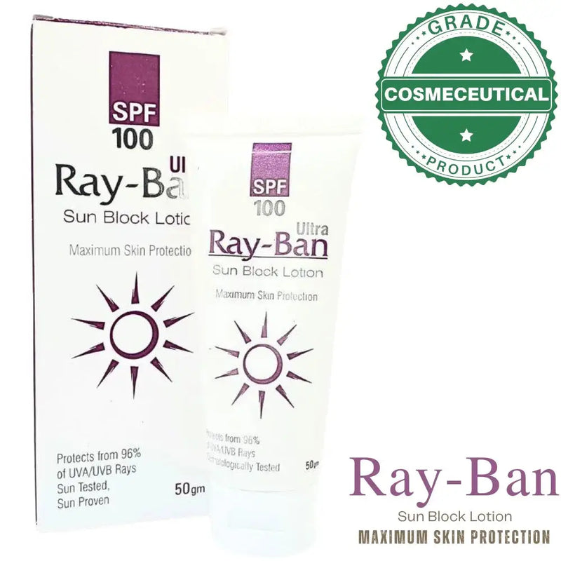 Ray-Ban Ultra SPF 100 Maximum Protection Sunblock Lotion 50g — Sunscreen