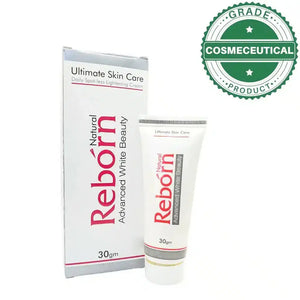 REBORN NATURAL ADVANCED WHITE BEAUTY CREAM 30gm Wisdom Pharma