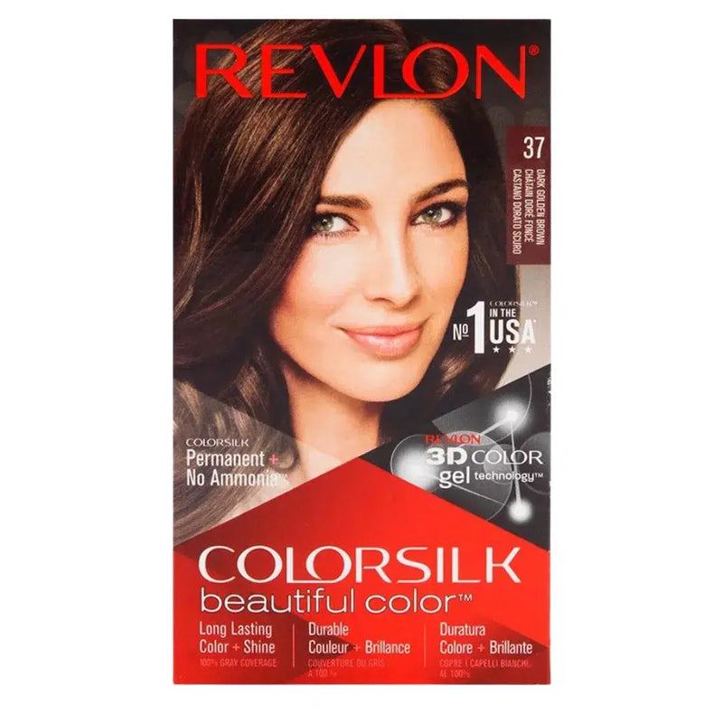 Revlon Colorsilk Hair Color 37 Dark Golden Brown - derma.pk
