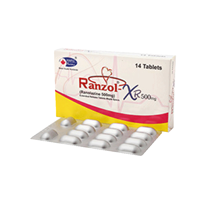 Ranzol XR 500mg Tablet – Ranolazine Extended Release for Chronic Angina