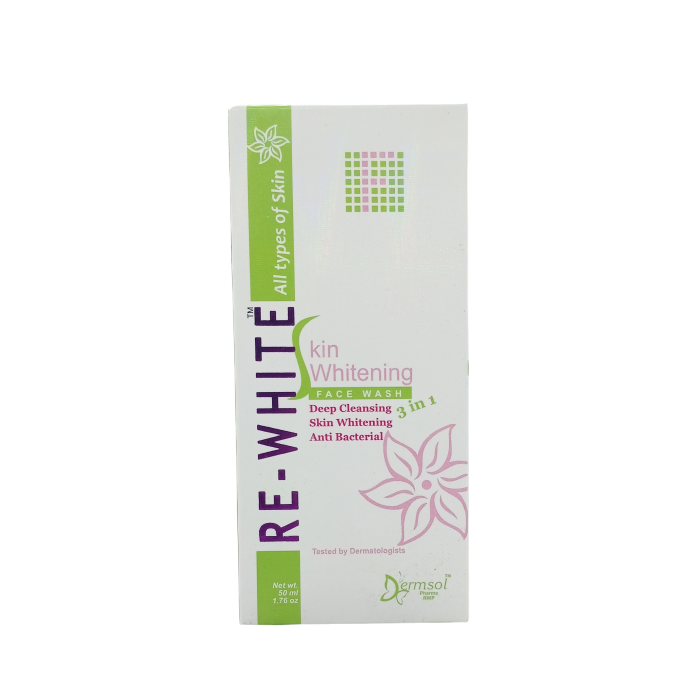 Re-White Brightening & Deep Cleansing Face Wash 50ml