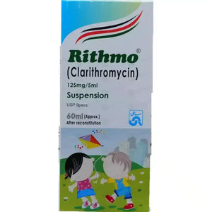 Rithmo 60ml Suspension 125mg/5ml (Clarithromycin) - Sami Pharma | derma.pk