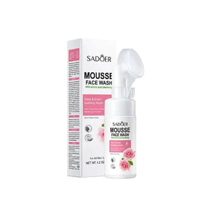 Sadoer Rose Mousse Face Wash -Foam Cleanser 120ml