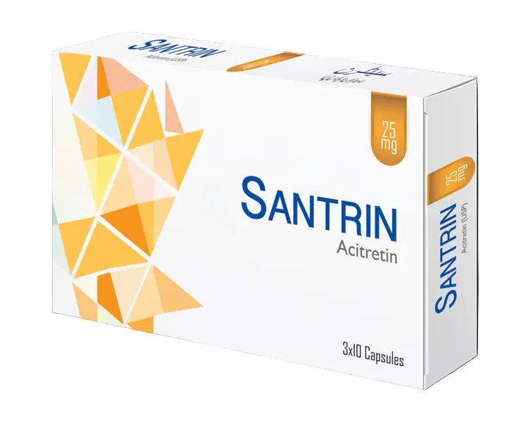 Santrin 25mg Capsules – Acitretin for Severe Psoriasis
