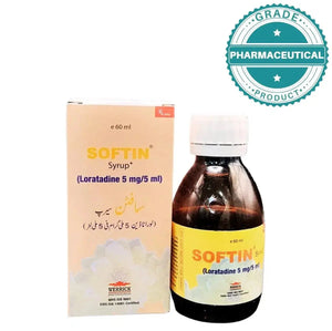 Softin Syrup 60ml non-sedating antihistamine for kids and adults
