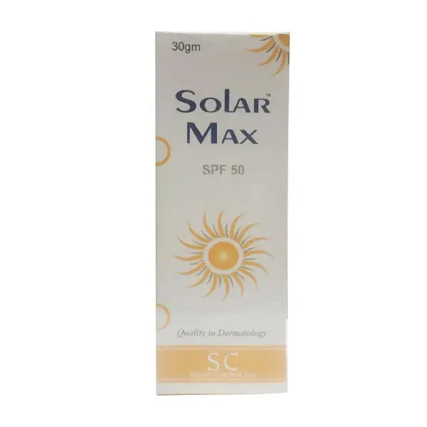 Solar Max SPF 50 Gel 30ml – Sunscreen with High Protection