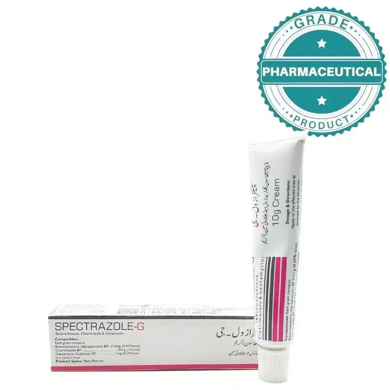 Spectrazole-G Cream (Betamethasone + Clotrimazole + Gentamycin)