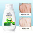 Sadoer Aloe Vera Silky Rejuvenation Exfoliation Bath Salt Body Scrub 430g photo 3