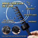 SADOER Cool Styling Oil Head Gel - Quick-Dry Men's Hair Styling Gel with Comb - 280ml photo 7