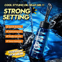 SADOER Cool Styling Oil Head Gel - Quick-Dry Men's Hair Styling Gel with Comb - 280ml photo 6